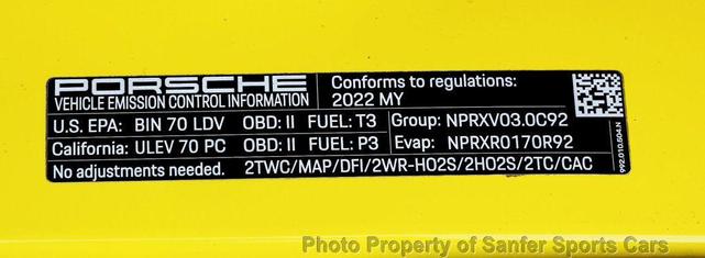Photo of 2022 Racing Yellow Porsche 911
