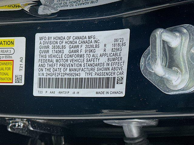 Photo of 2023 Crystal Black Pearl Honda Civic