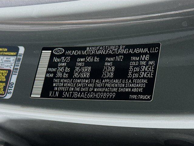 Photo of 2024 Hampton Gray Hyundai SANTA CRUZ