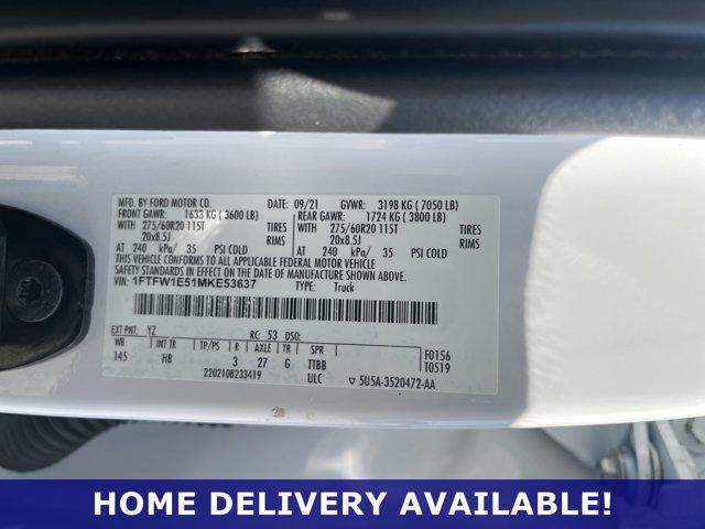 Photo of 2021 White Ford F-150