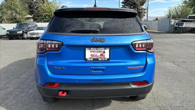 Photo of 2021 Laser Blue Pearlcoat Jeep Compass