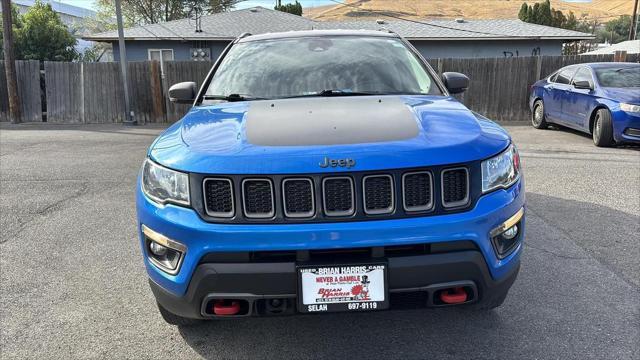 Photo of 2021 Laser Blue Pearlcoat Jeep Compass