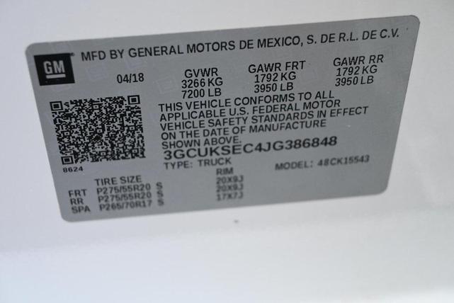 Photo of 2018 Summit White Chevrolet Silverado 1500