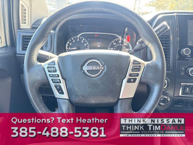 Photo of 2023 Glacier White Nissan Titan
