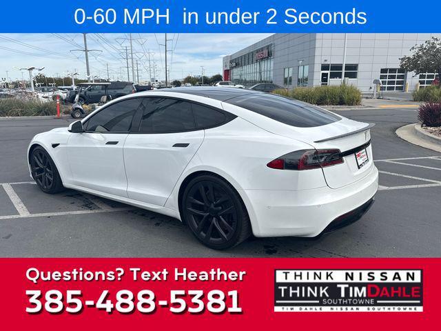 Photo of 2021 White Tesla Model S