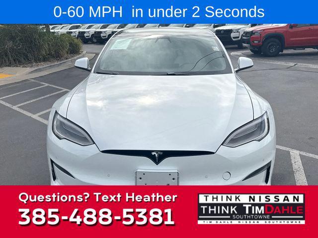 Photo of 2021 White Tesla Model S
