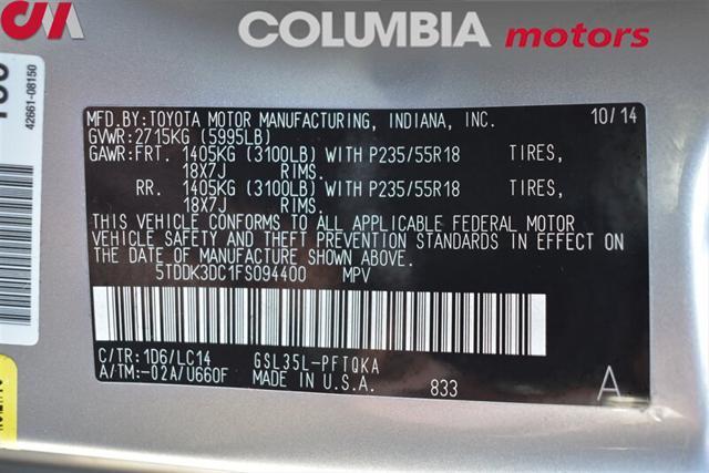 Photo of 2015 Silver Sky Metallic Toyota Sienna