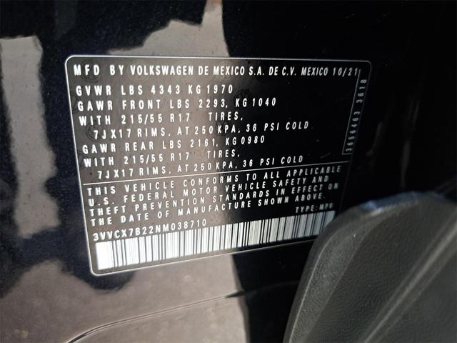 Photo of 2022 Deep Black Pearl Effect Volkswagen Taos