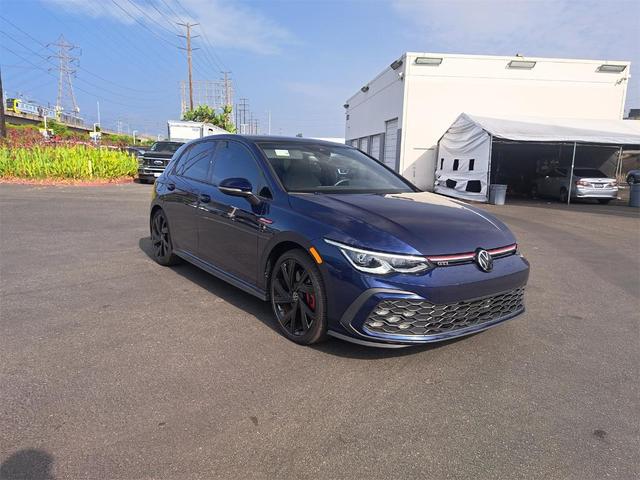 Photo of 2023 Atlantic Blue Volkswagen Golf GTI