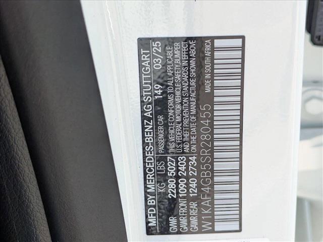 Photo of 2025 Polar White Mercedes-Benz C-Class