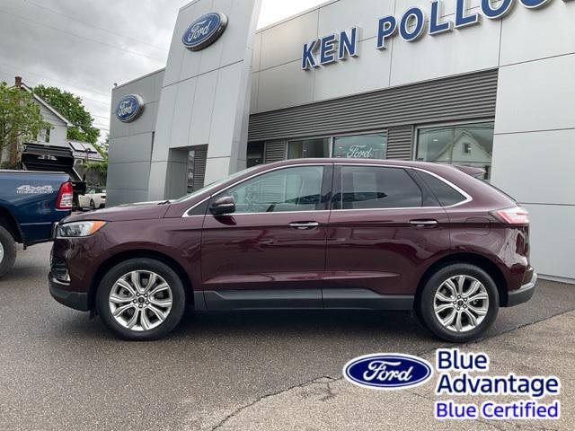 Photo of 2024 Burgundy Ford Edge
