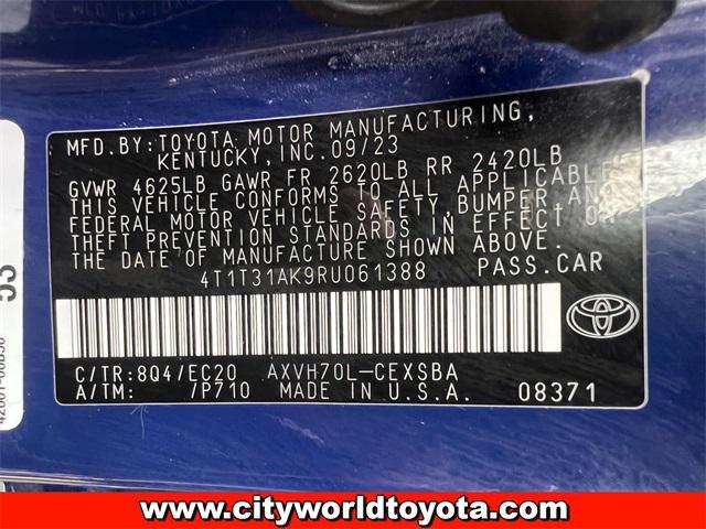 Photo of 2024 Reservoir Blue Toyota Camry Hybrid