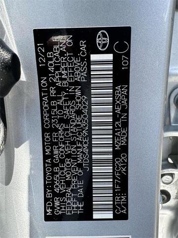 Photo of 2022 Gray Toyota Corolla