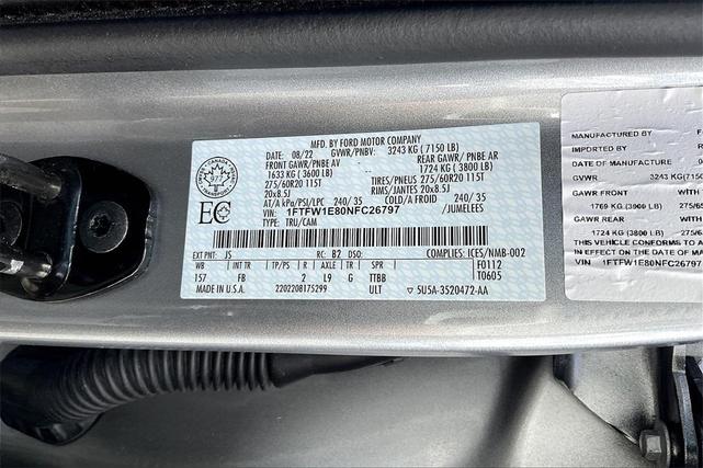 Photo of 2022 Silver Ford F-150