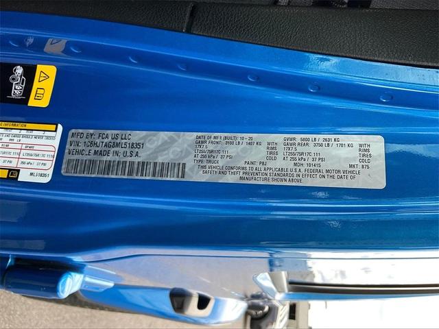 Photo of 2021 Blue Jeep Gladiator