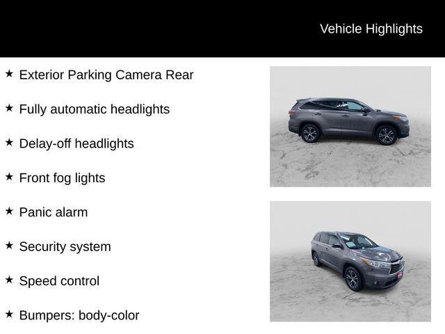 Photo of 2016 Gray Toyota Highlander