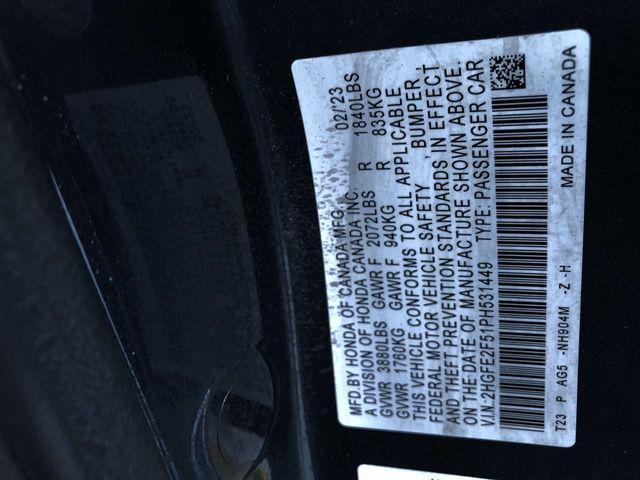Photo of 2023 Black Honda Civic