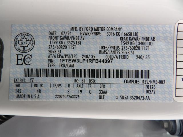 Photo of 2024 Oxford White Ford F-150