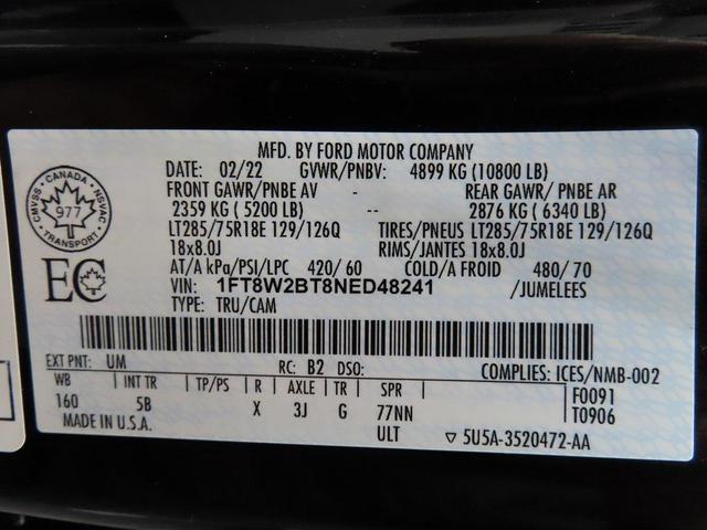 Photo of 2022 Agate Black Metallic Ford F-250