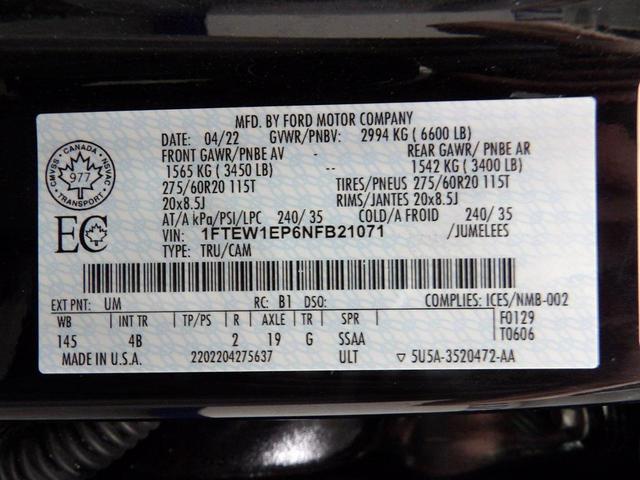 Photo of 2022 Agate Black Metallic Ford F-150