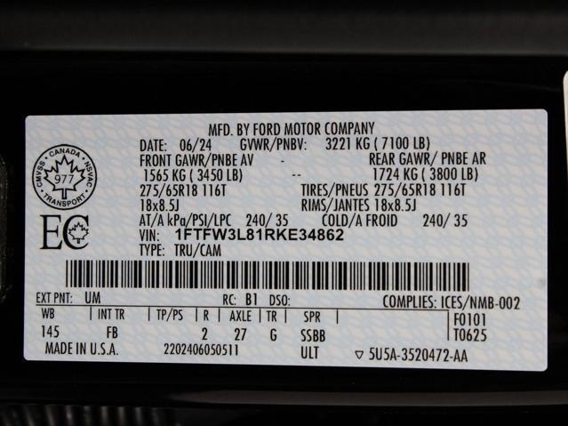 Photo of 2024 Agate Black Metallic Ford F-150