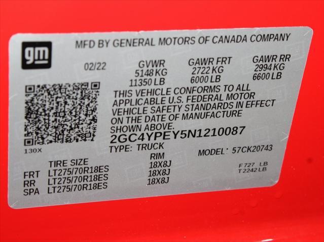 Photo of 2022 Red Hot Chevrolet Silverado 2500