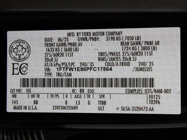 Photo of 2023 Antimatter Blue Metallic Ford F-150