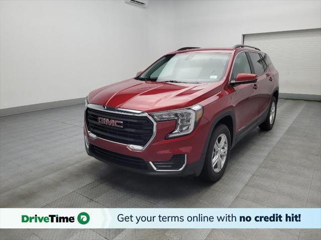 Photo of 2023 Volcanic Red Tintcoat GMC Terrain