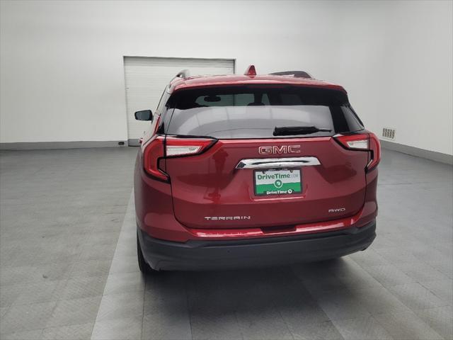 Photo of 2023 Volcanic Red Tintcoat GMC Terrain