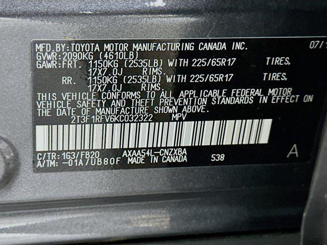 Photo of 2019 Magnetic Gray Metallic Toyota RAV4