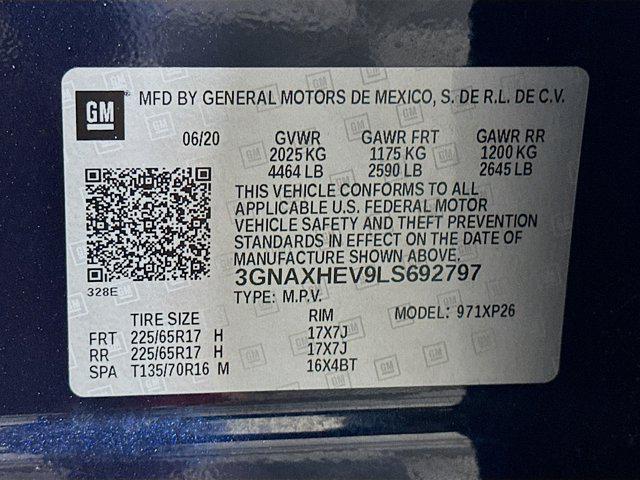 Photo of 2020 Midnight Blue Metallic Chevrolet Equinox