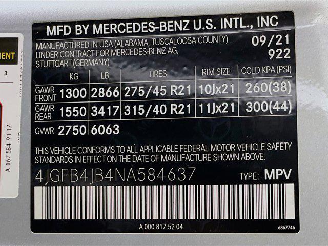 Photo of 2022 Silver Mercedes-Benz GLE 350