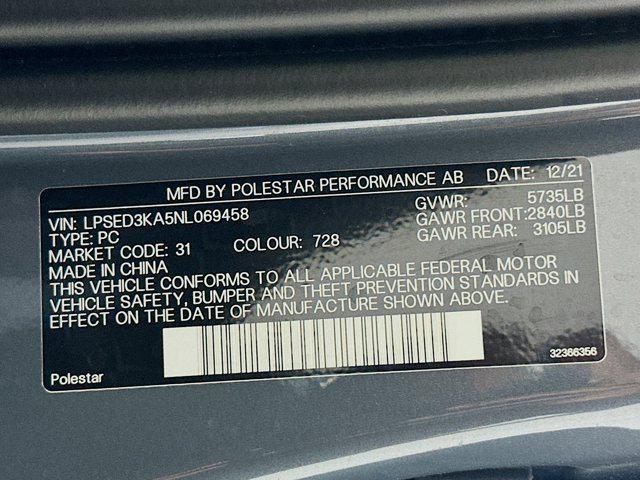 Photo of 2022 Gray Polestar 2