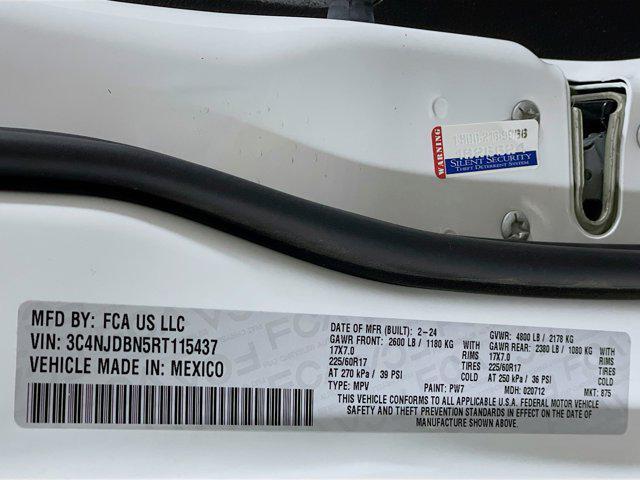 Photo of 2024 Bright White Clearcoat Jeep Compass