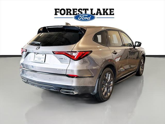 Photo of 2022 Liquid Carbon Metallic Acura MDX