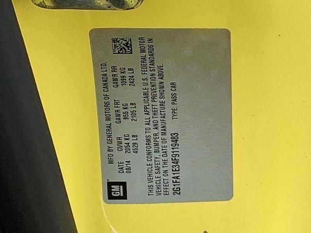 Photo of 2015 Bright Yellow - G7D Chevrolet Camaro