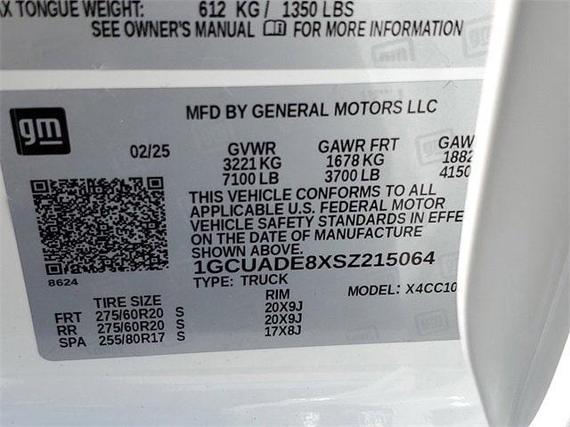 Photo of 2025 Summit White Chevrolet Silverado 1500