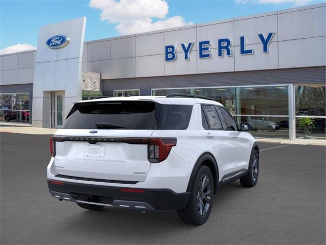 Photo of 2025 Star White Metallic Tri-Coat Ford Explorer