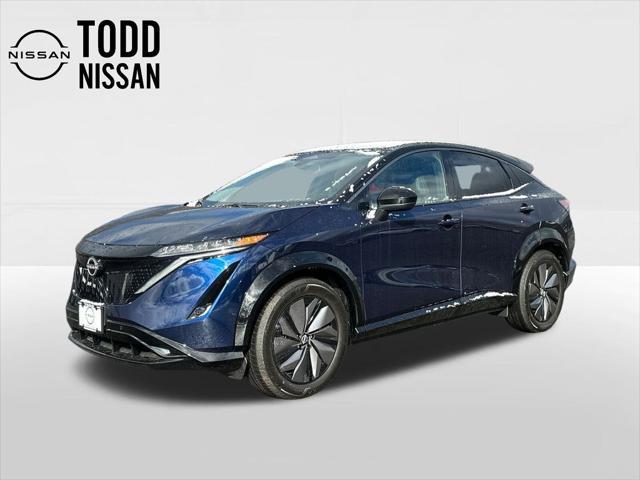 Photo of 2025 Deep Ocean Blue Pearl/Black Diamond Pearl Nissan ARIYA