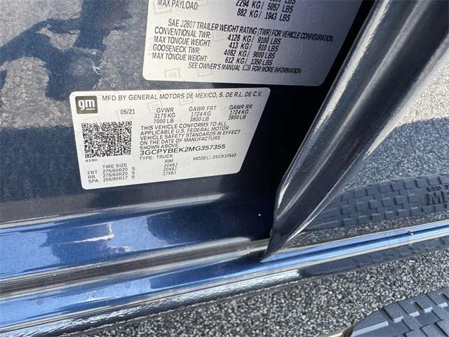 Photo of 2021 Northsky Blue Metallic Chevrolet Silverado 1500