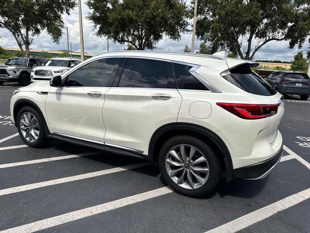 Photo of 2021 Majestic White INFINITI QX50