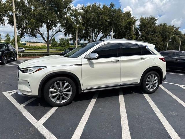 Photo of 2021 Majestic White INFINITI QX50