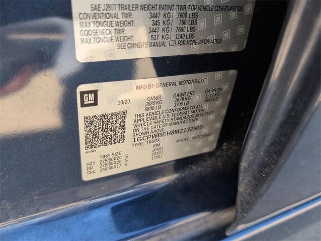Photo of 2021 Northsky Blue Metallic Chevrolet Silverado 1500