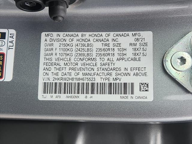 Photo of 2021 Lunar Silver Metallic Honda CR-V