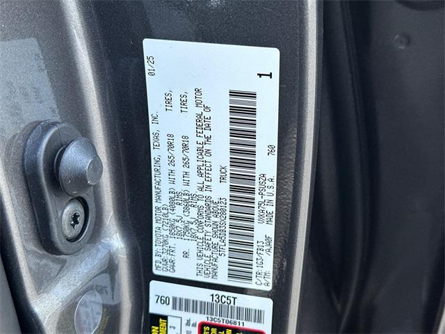 Photo of 2025 Magnetic Gray Metallic Toyota Tundra