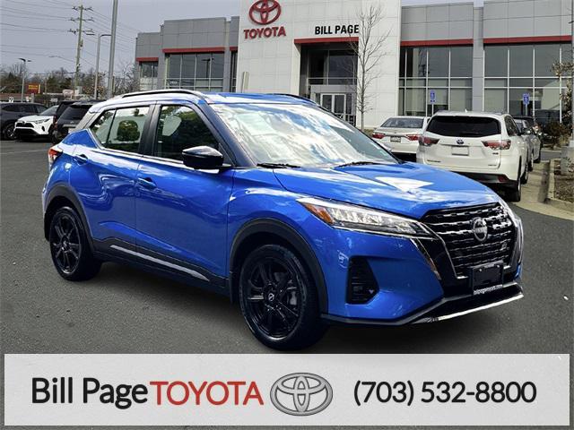 Photo of 2023 Electric Blue Metallic Nissan Kicks