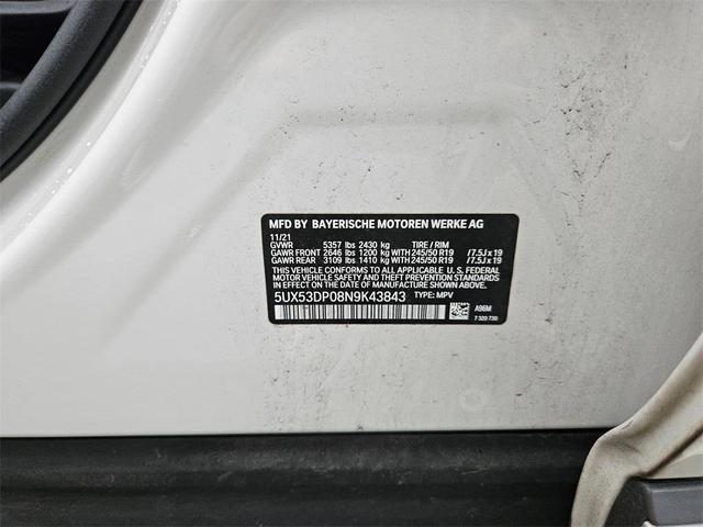 Photo of 2022 Mineral White Metallic BMW X3