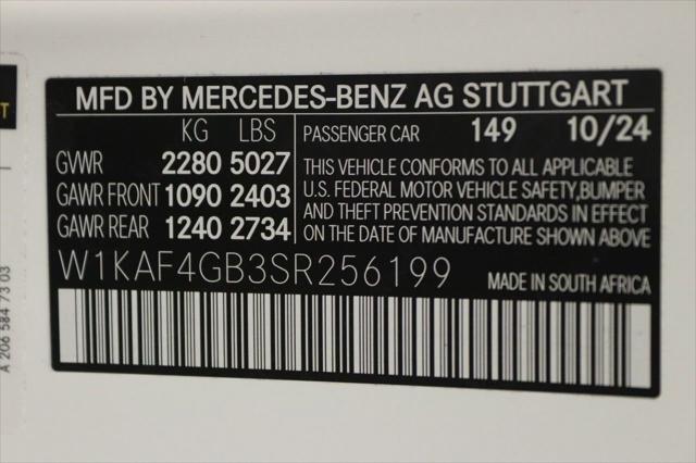 Photo of 2025 Polar White Mercedes-Benz C-Class