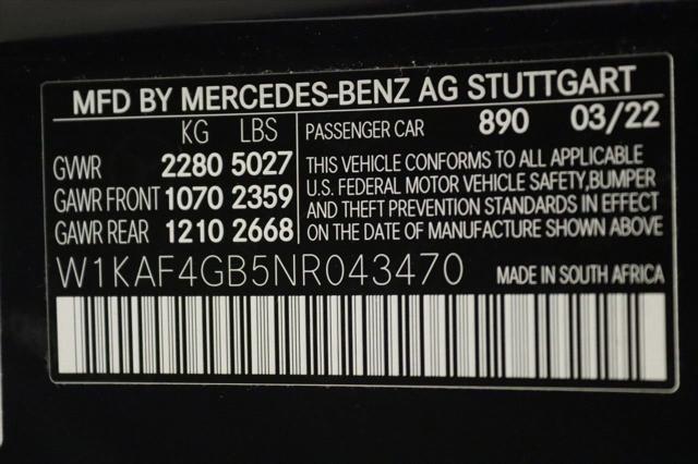 Photo of 2022 Lunar Blue Metallic Mercedes-Benz C-Class