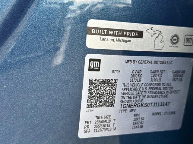 Photo of 2026 Lakeshore Blue Metallic Chevrolet Traverse